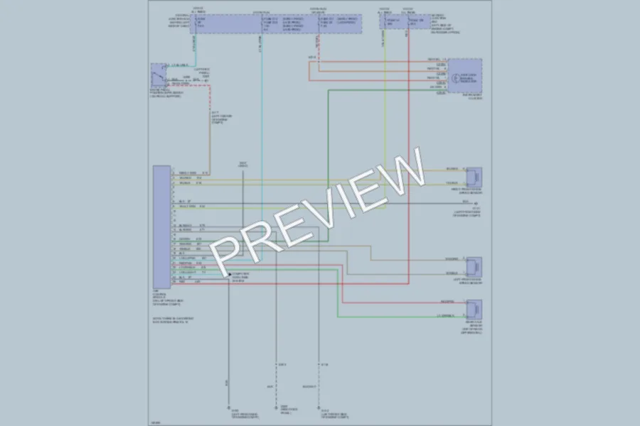 2002 Ford ExplorerSportTrac Anti Lock Brakes wiring diagram preview
