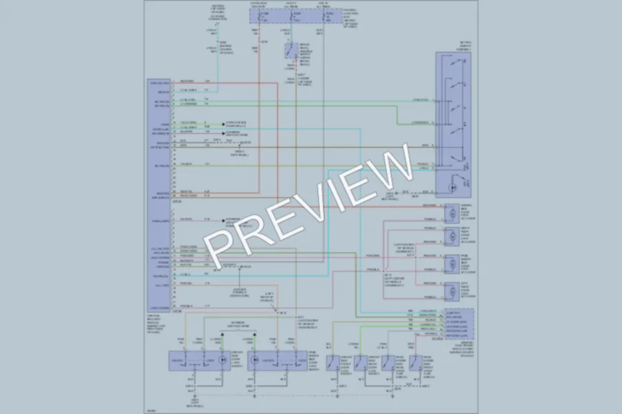 2002 Ford ExplorerSportTrac Anti Theft wiring diagram preview