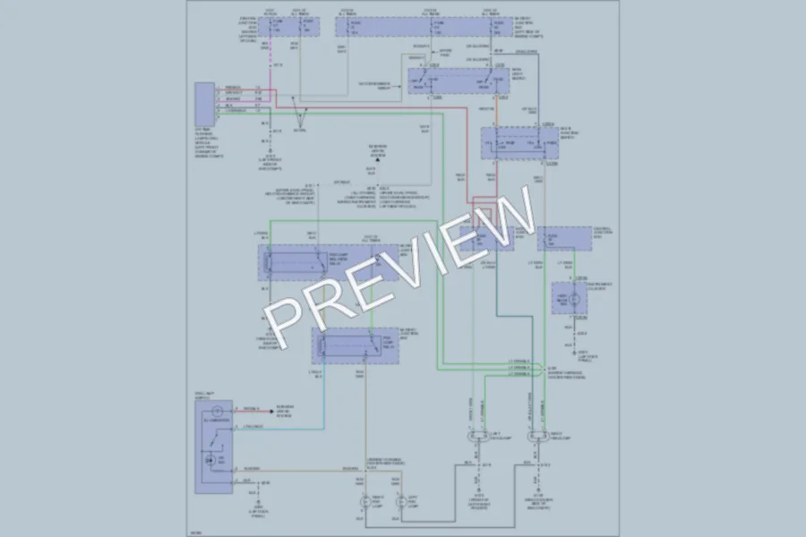 2002 Ford ExplorerSportTrac Headlights wiring diagram preview