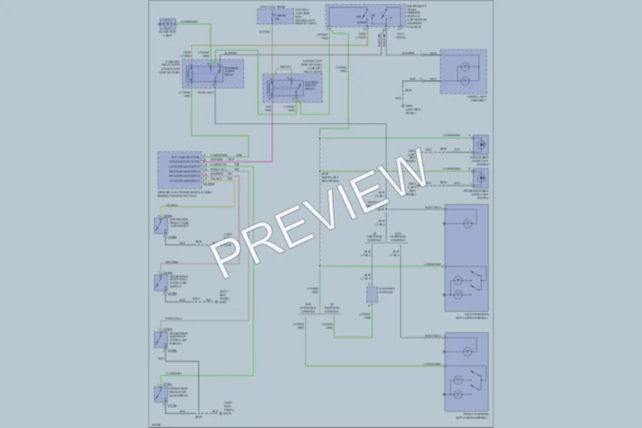 2002 Ford ExplorerSportTrac Interior Lights wiring diagram preview