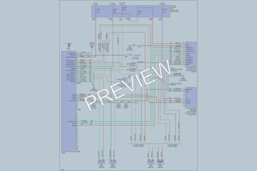 2002 Ford ExplorerSportTrac Radio wiring diagram preview