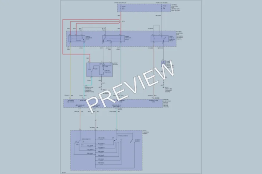 2002 Ford ExplorerSportTrac Wiper Washer wiring diagram preview
