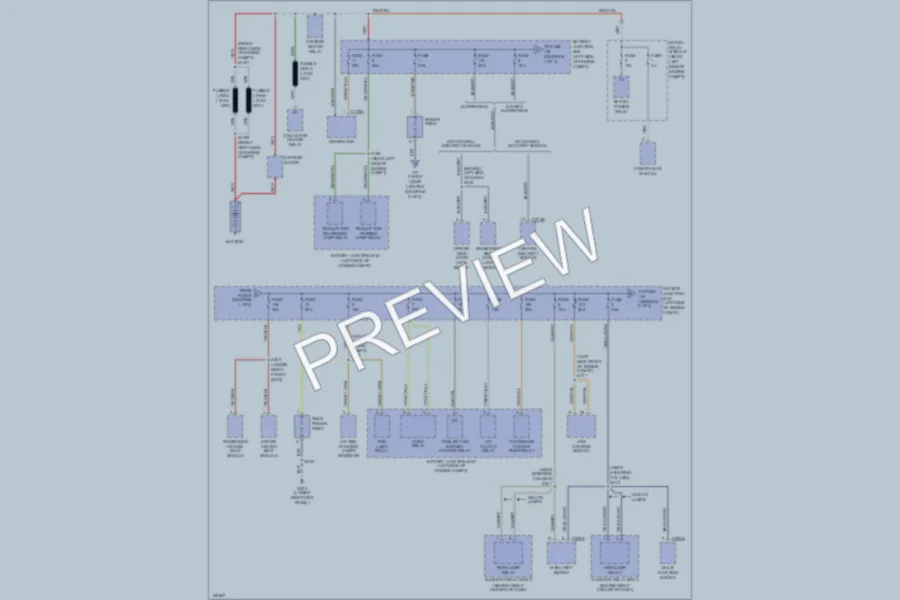 2002 Ford F150 Power Distribution wiring diagram preview