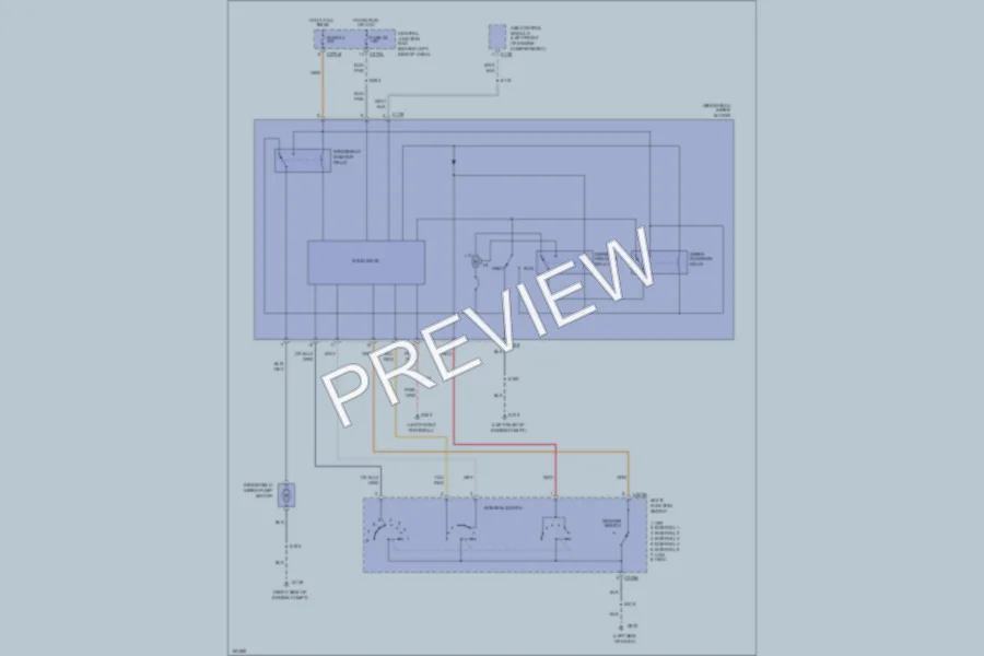 2002 Ford F350 Super Duty Wiper Washer wiring diagram preview