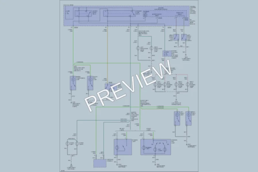 2002 Ford F150 Interior Lights wiring diagram preview