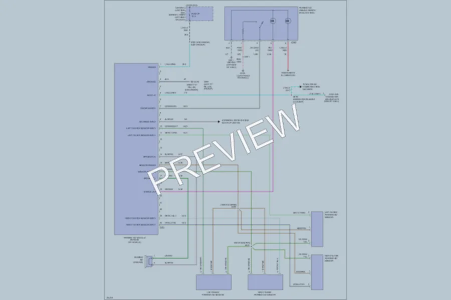 2002 Ford F350 Super Duty Navigation wiring diagram preview