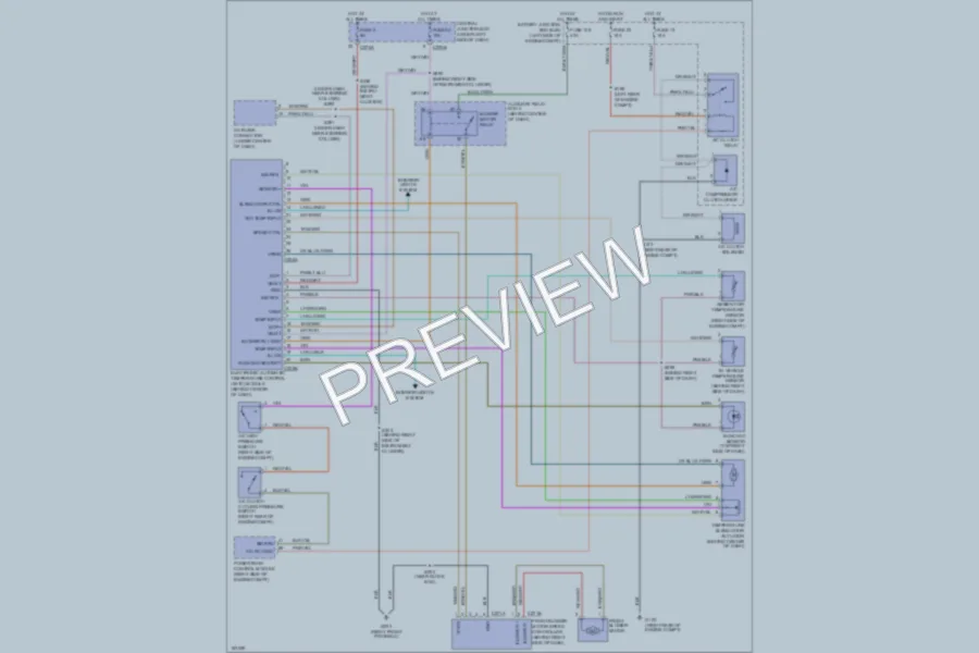 2002 Ford F150 Air Conditioning wiring diagram preview