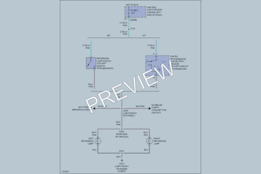 2002 Ford F150 Exterior Lights wiring diagram preview