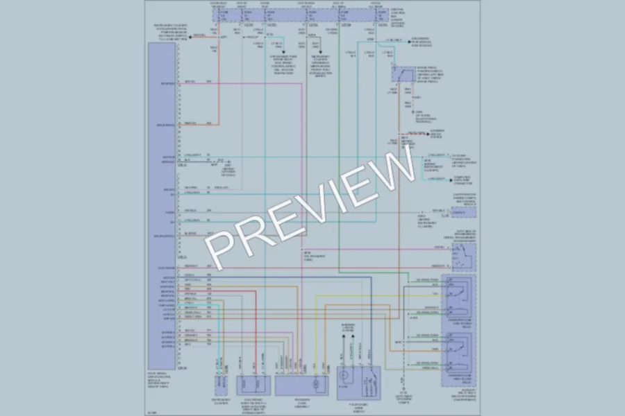 2002 Ford F250 Super Duty Transmission wiring diagram preview