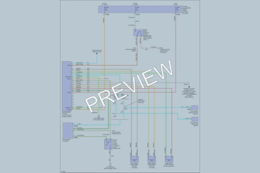 2002 Ford F450ChsCab Anti Lock Brakes wiring diagram preview