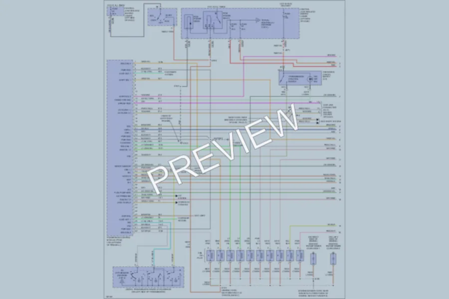 2002 Ford F450ChsCab Engine Performance wiring diagram preview