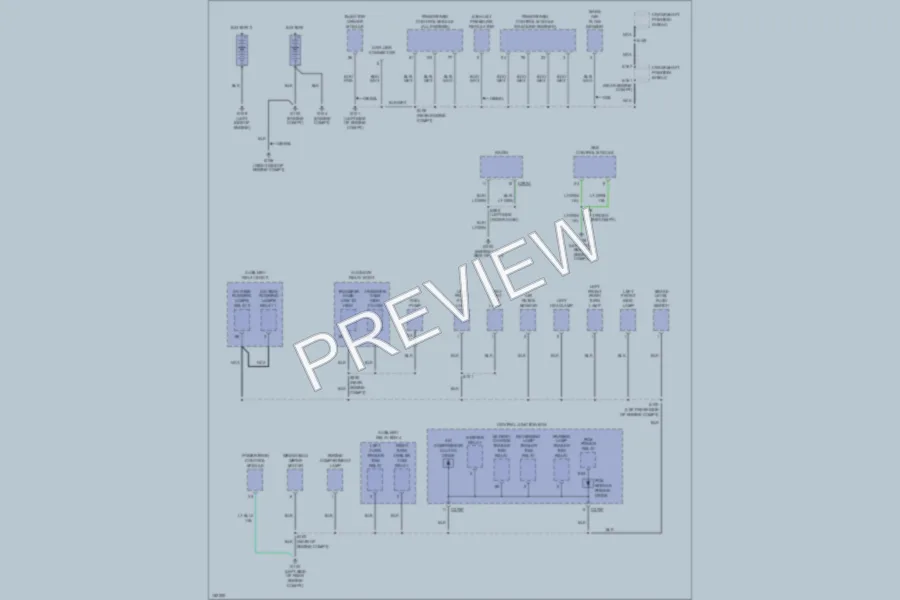 2002 Ford F450ChsCab Ground Distribution wiring diagram preview