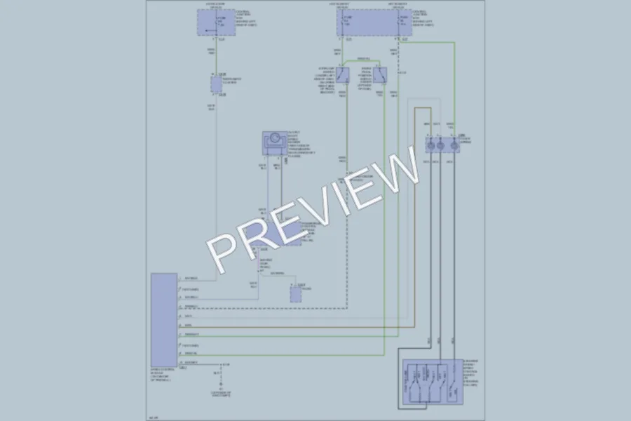2002 Ford Focus Cruise Control wiring diagram preview