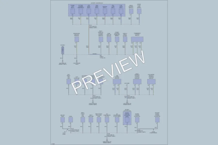 2002 Ford Focus Ground Distribution wiring diagram preview