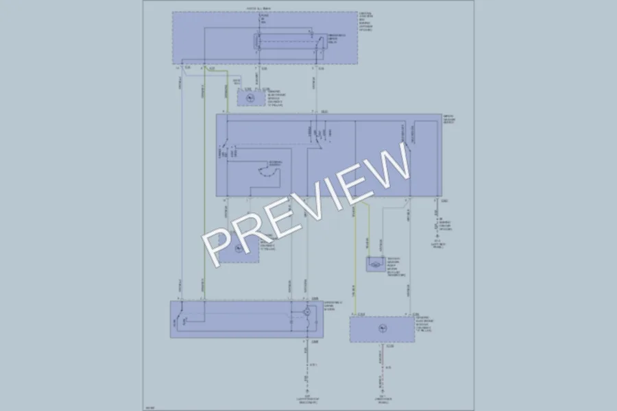 2002 Ford Focus Wiper Washer wiring diagram preview