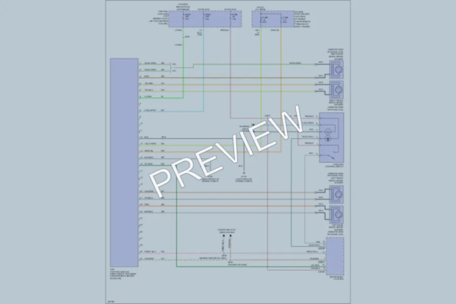 2002 Ford Mustang Anti Lock Brakes wiring diagram preview