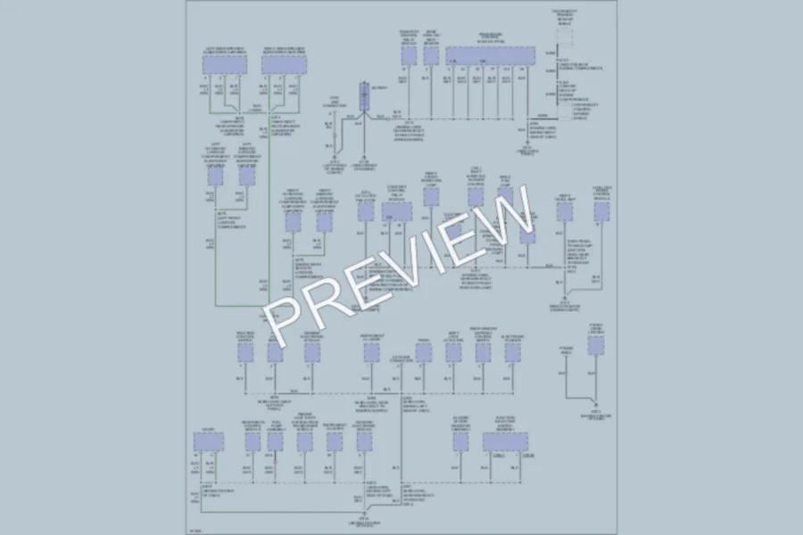 2002 Ford Mustang Ground Distribution wiring diagram preview