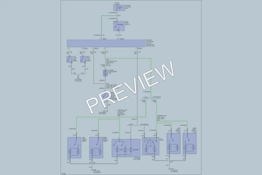 2002 Ford Mustang Interior Lights wiring diagram preview