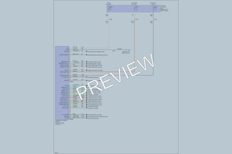 2002 Ford Ranger Body Control Modules wiring diagram preview