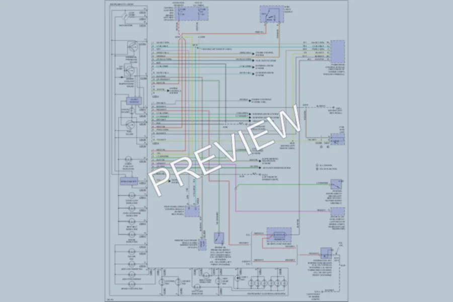 2002 Ford Ranger Instrument Cluster wiring diagram preview