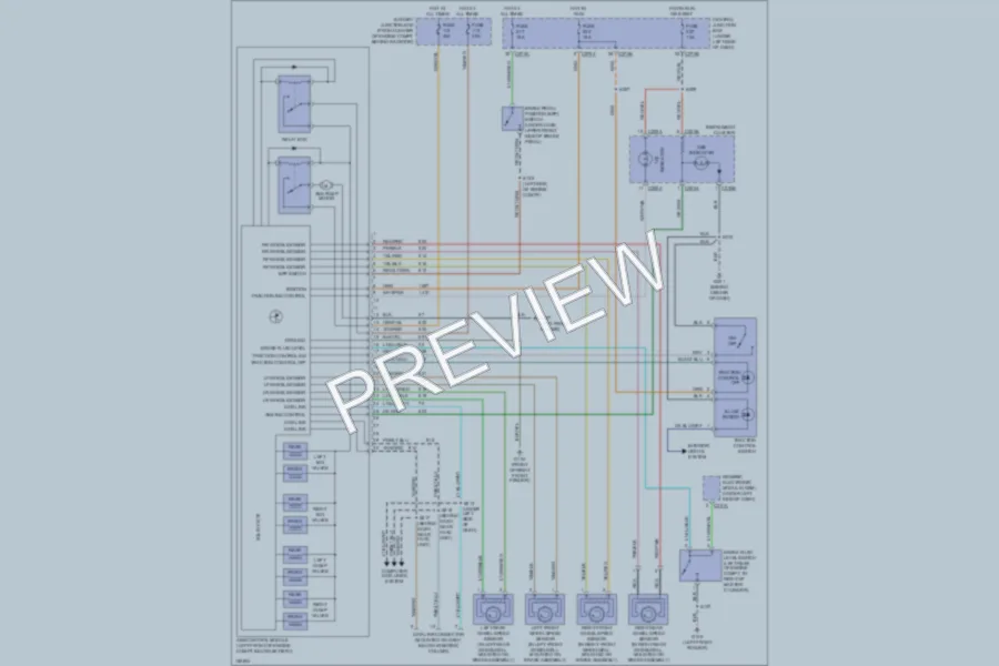 2002 Ford Taurus Anti Lock Brakes wiring diagram preview