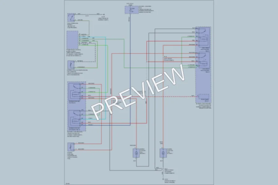 2002 Ford Taurus Cooling Fan wiring diagram preview