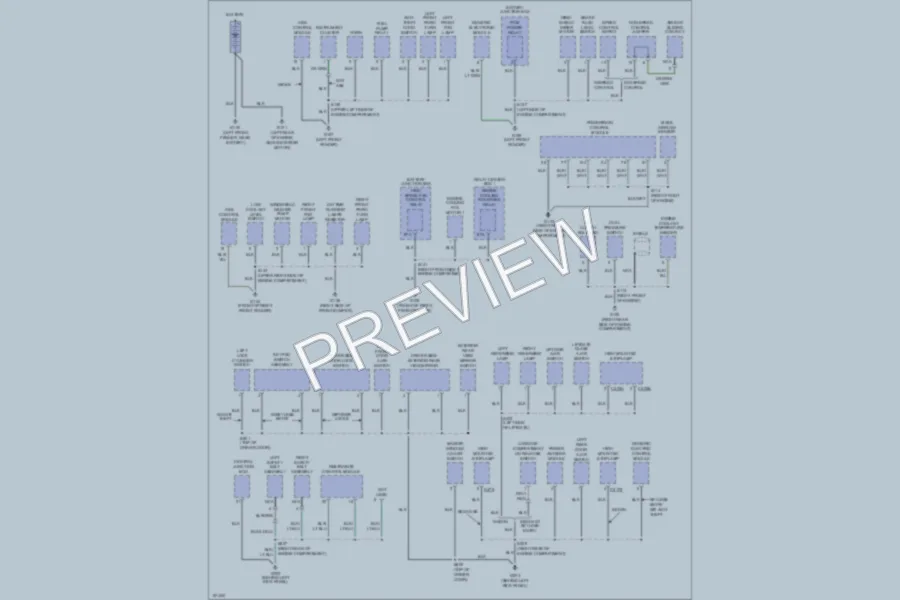 2002 Ford Taurus Ground Distribution wiring diagram preview
