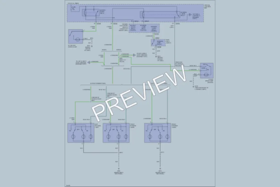 2002 Ford Taurus Interior Lights wiring diagram preview