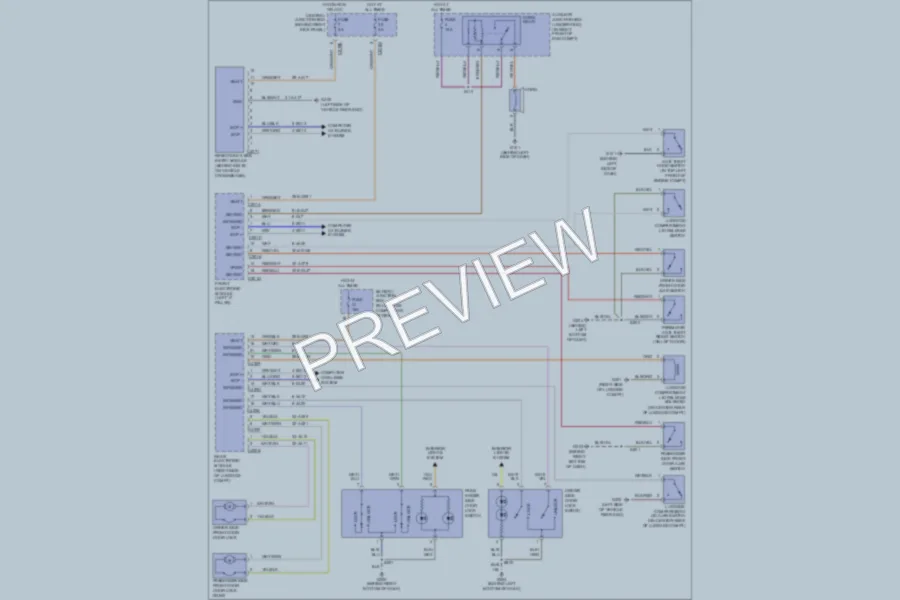 2002 Ford Thunderbird Anti Theft wiring diagram preview
