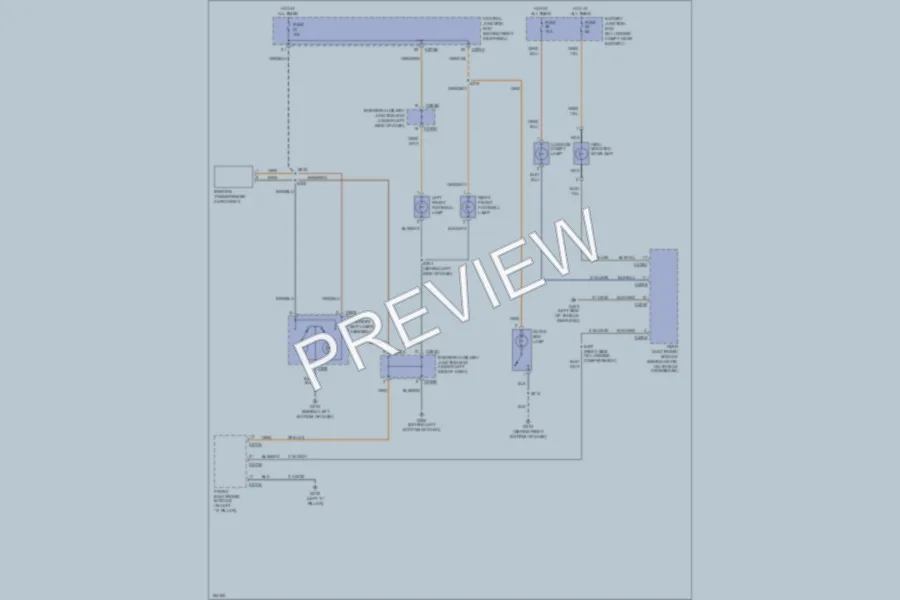 2002 Ford Thunderbird Interior Lights wiring diagram preview