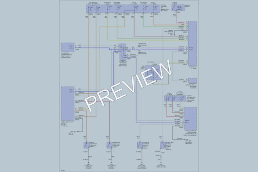 2002 Ford Thunderbird Warning Systems wiring diagram preview