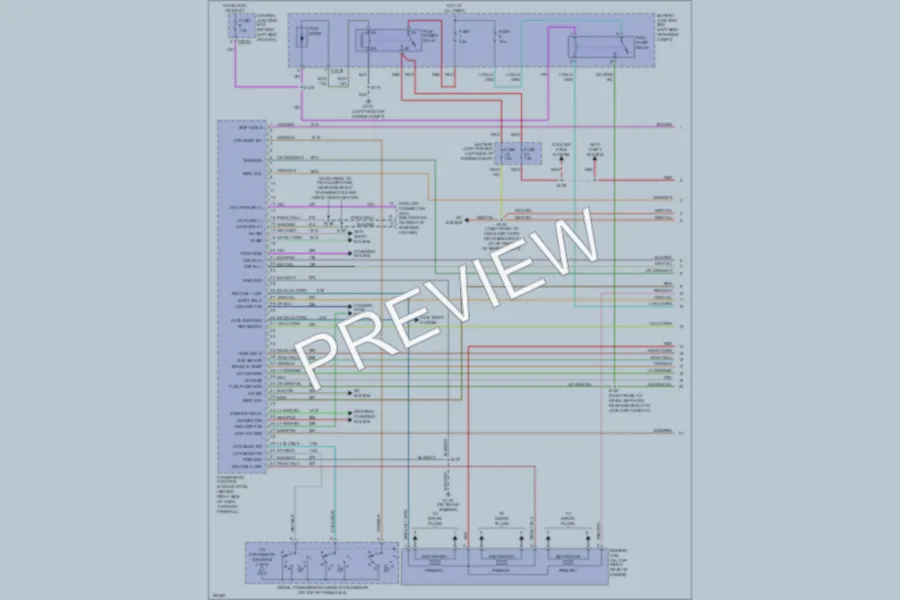 2002 Ford Windstar Engine Performance wiring diagram preview