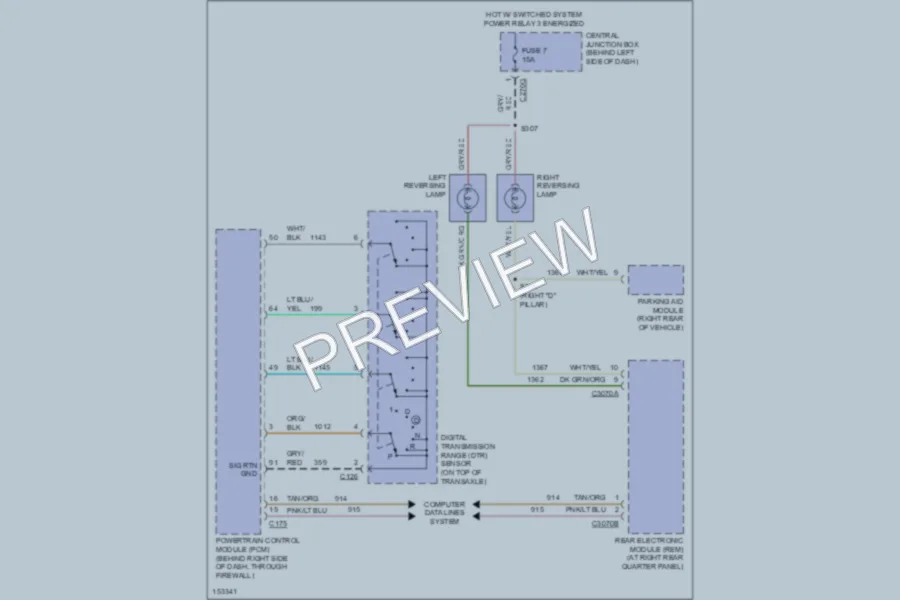 2002 Ford Windstar Exterior Lights wiring diagram preview