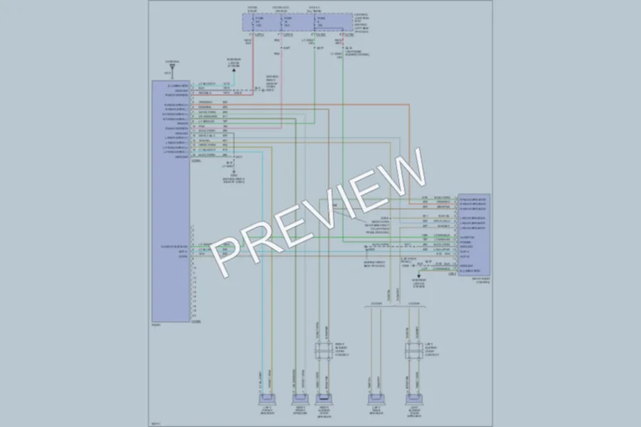 2002 Ford Windstar Radio wiring diagram preview