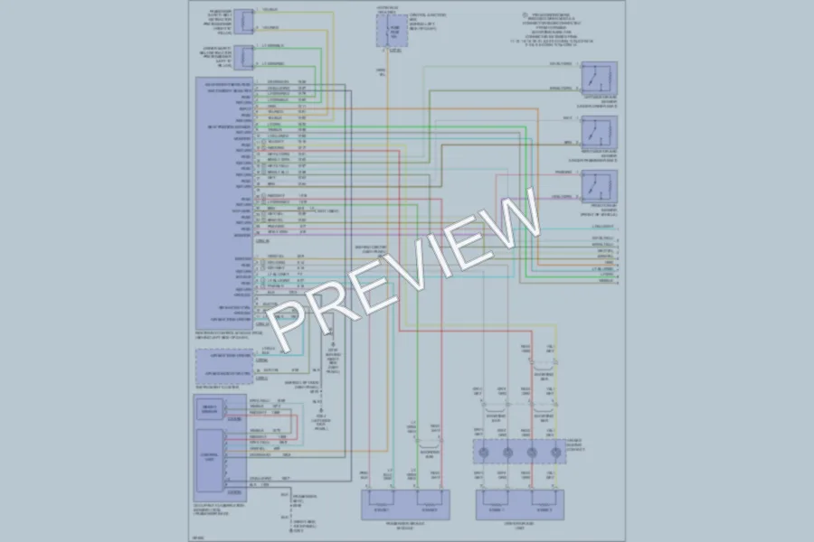 2002 Ford Windstar Supplemental Restraints wiring diagram preview