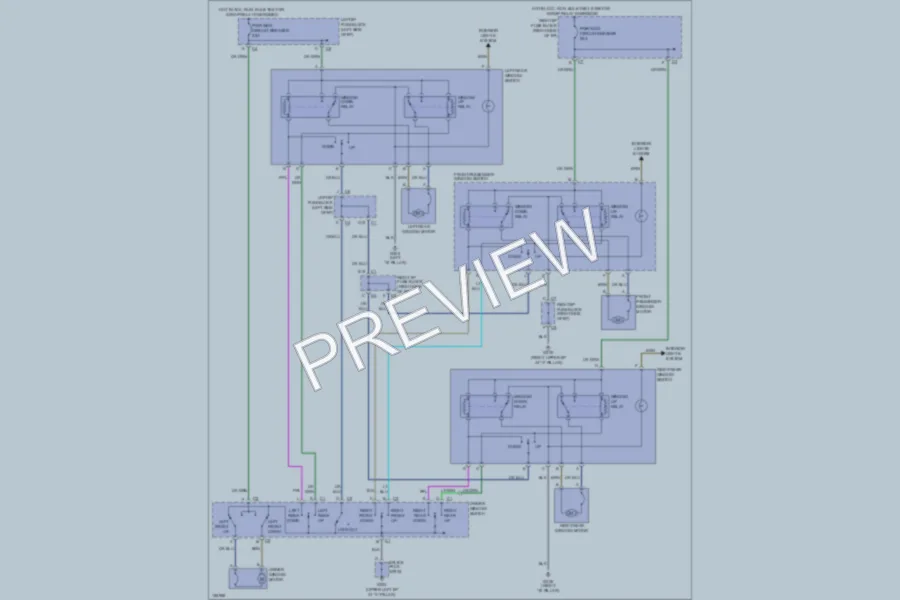 2002 GMC 1500 Hd Power Windows wiring diagram preview