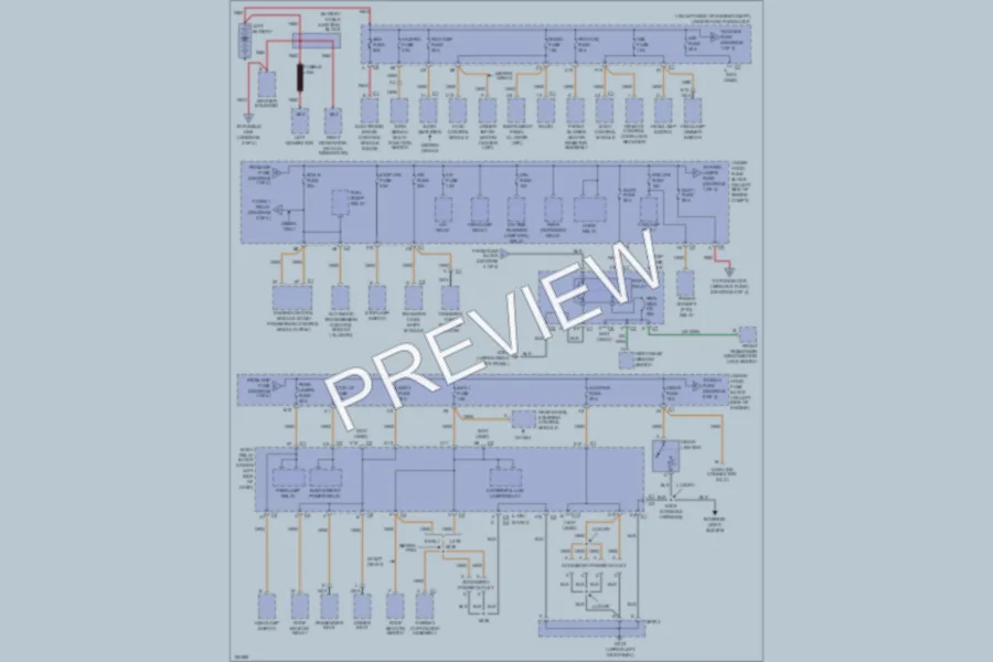 2002 GMC 2500 Hd Power Distribution wiring diagram preview