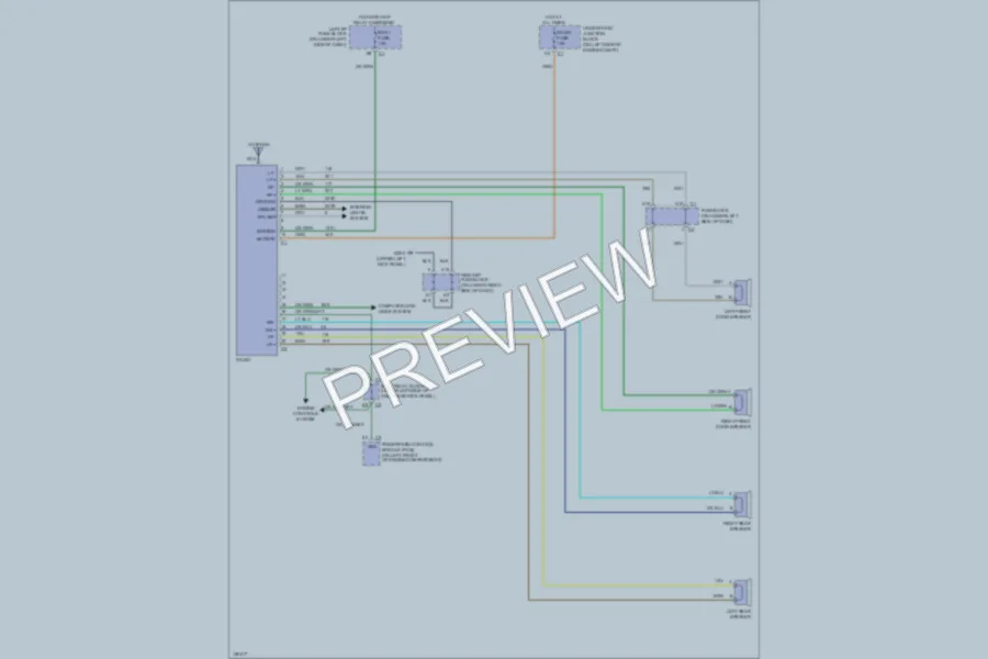 2002 GMC C2500 Radio wiring diagram preview