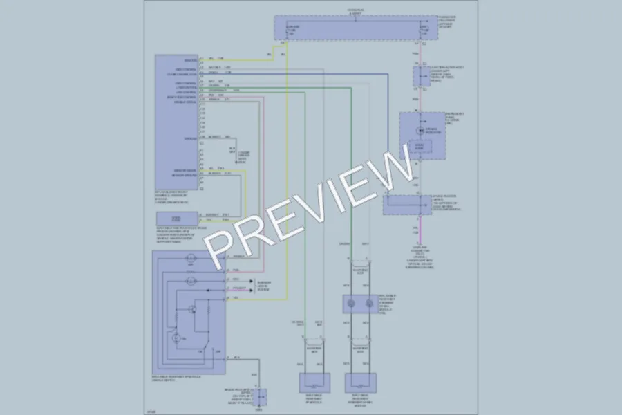 2002 GMC 3500 Supplemental Restraints wiring diagram preview