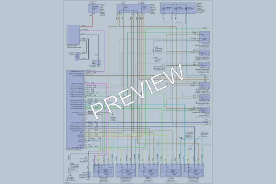 2002 GMC Envoy Air Conditioning wiring diagram preview