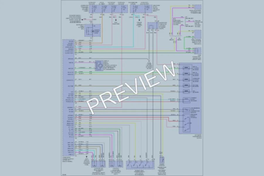 2002 GMC EnvoyXL Transmission wiring diagram preview