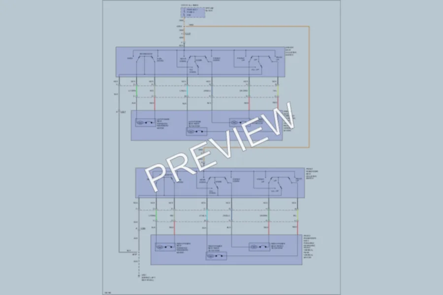 2002 GMC G2500 Power Seats wiring diagram preview
