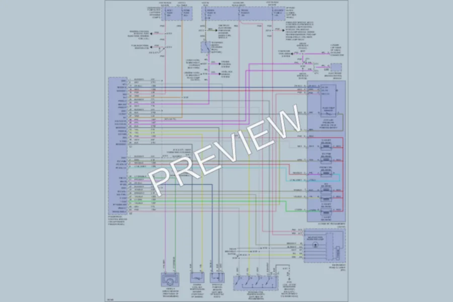 2002 GMC G1500 Transmission wiring diagram preview