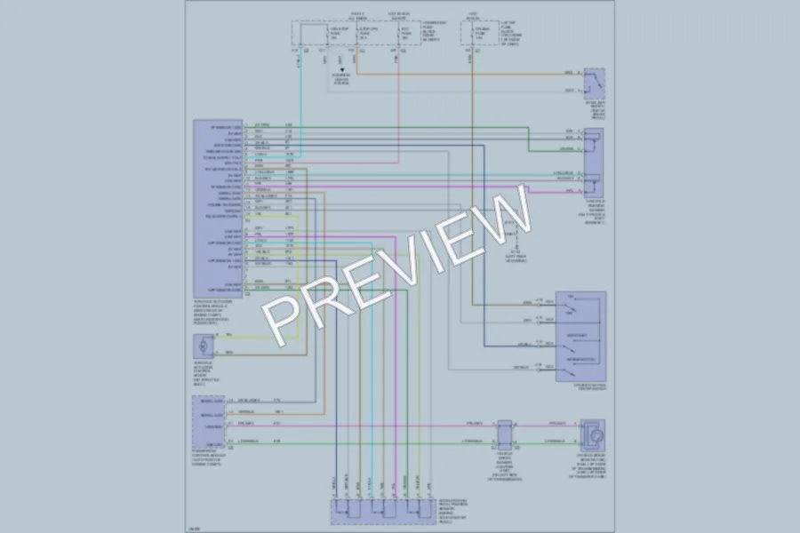 2002 GMC 2500 Cruise Control wiring diagram preview