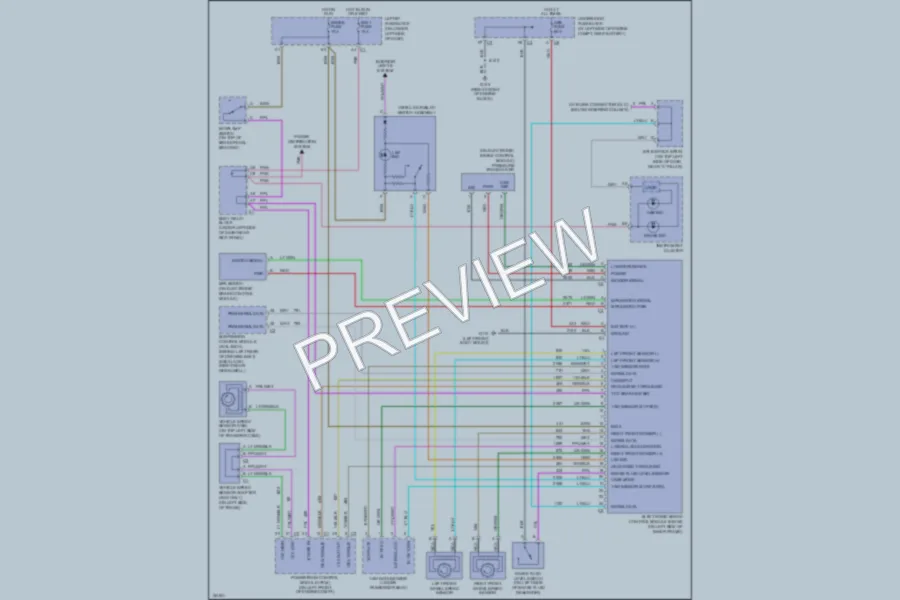 2002 GMC K2500 Anti Lock Brakes wiring diagram preview