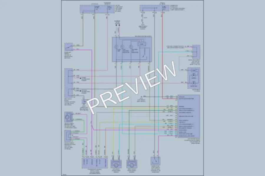 2002 GMC YukonDenali Anti Lock Brakes wiring diagram preview