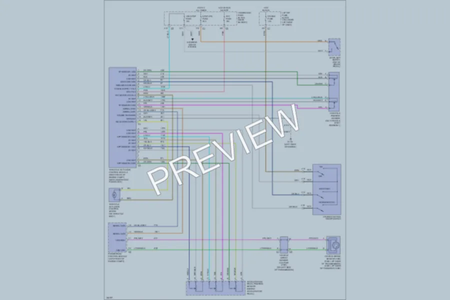 2002 GMC K2500 Cruise Control wiring diagram preview