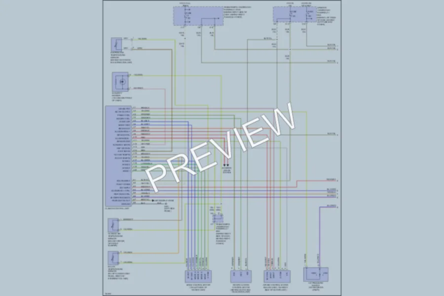 2002 Honda Accord Air Conditioning wiring diagram preview