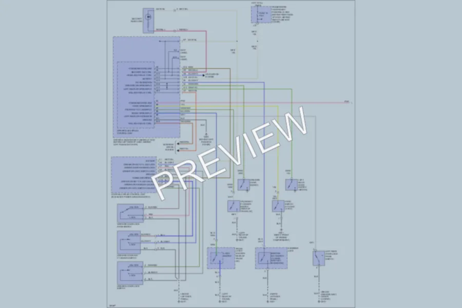 2002 Honda Accord Anti Theft wiring diagram preview