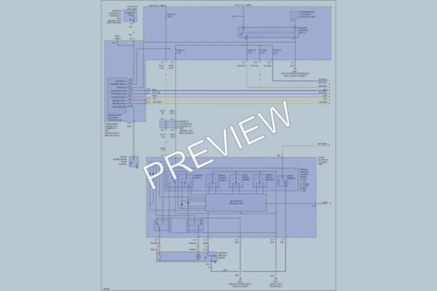 2002 Honda Accord Power Windows wiring diagram preview